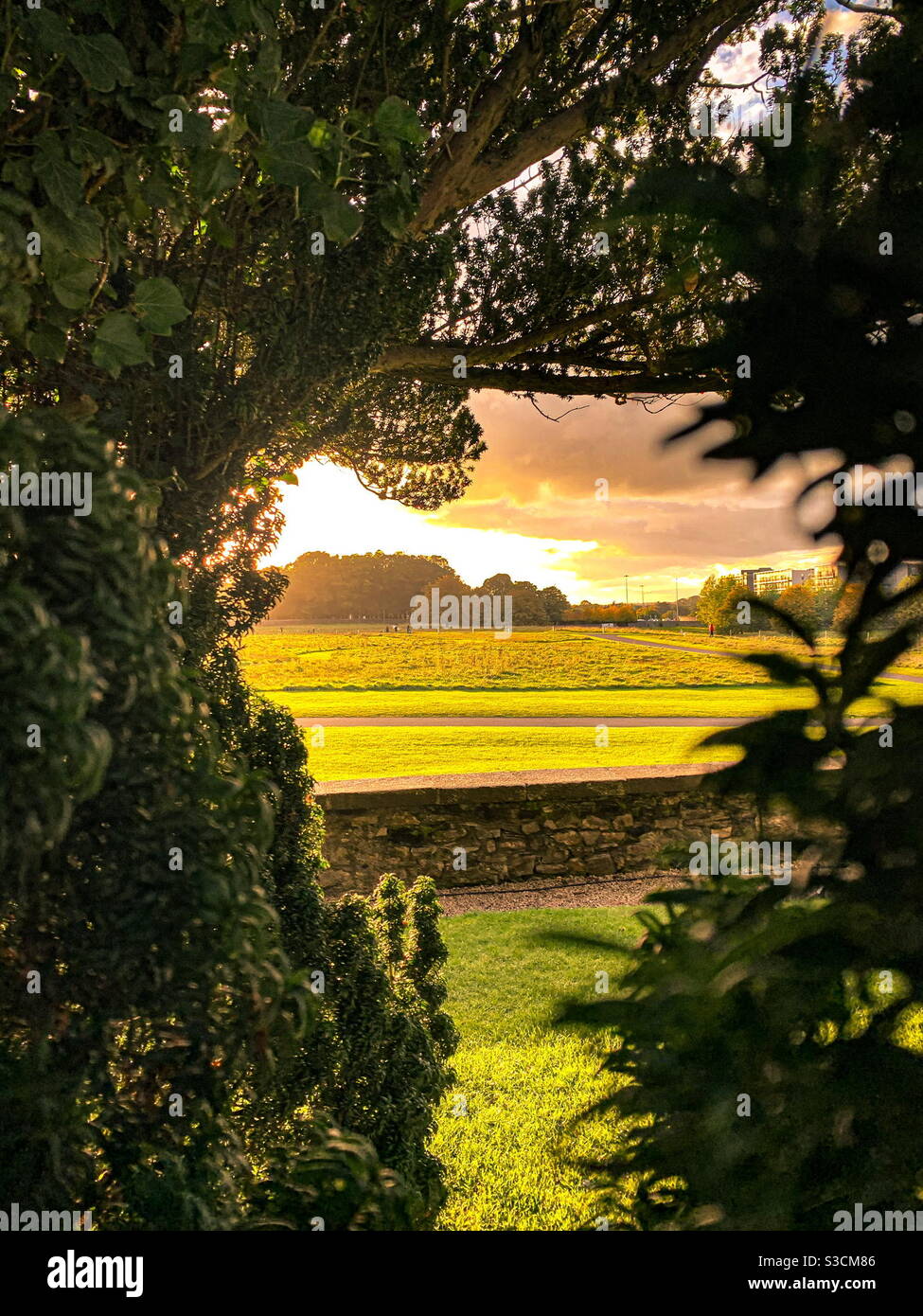 Irische Sonnenuntergang Stockfoto