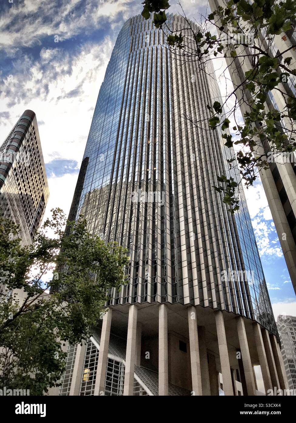 Hohe Bürogebäude in San Francisco Stockfoto