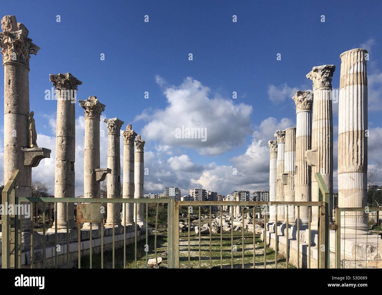 Pompei Polizei in Mersin Türkei - Smartphone-aufgenommenes Stockfoto