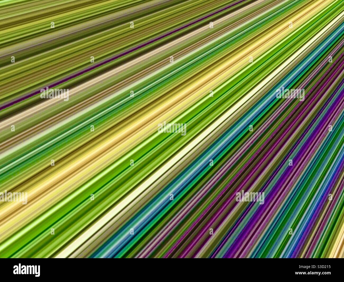 Farbenfrohe abstrakte Fotokunst mit Speed Lines-Effekt Stockfoto