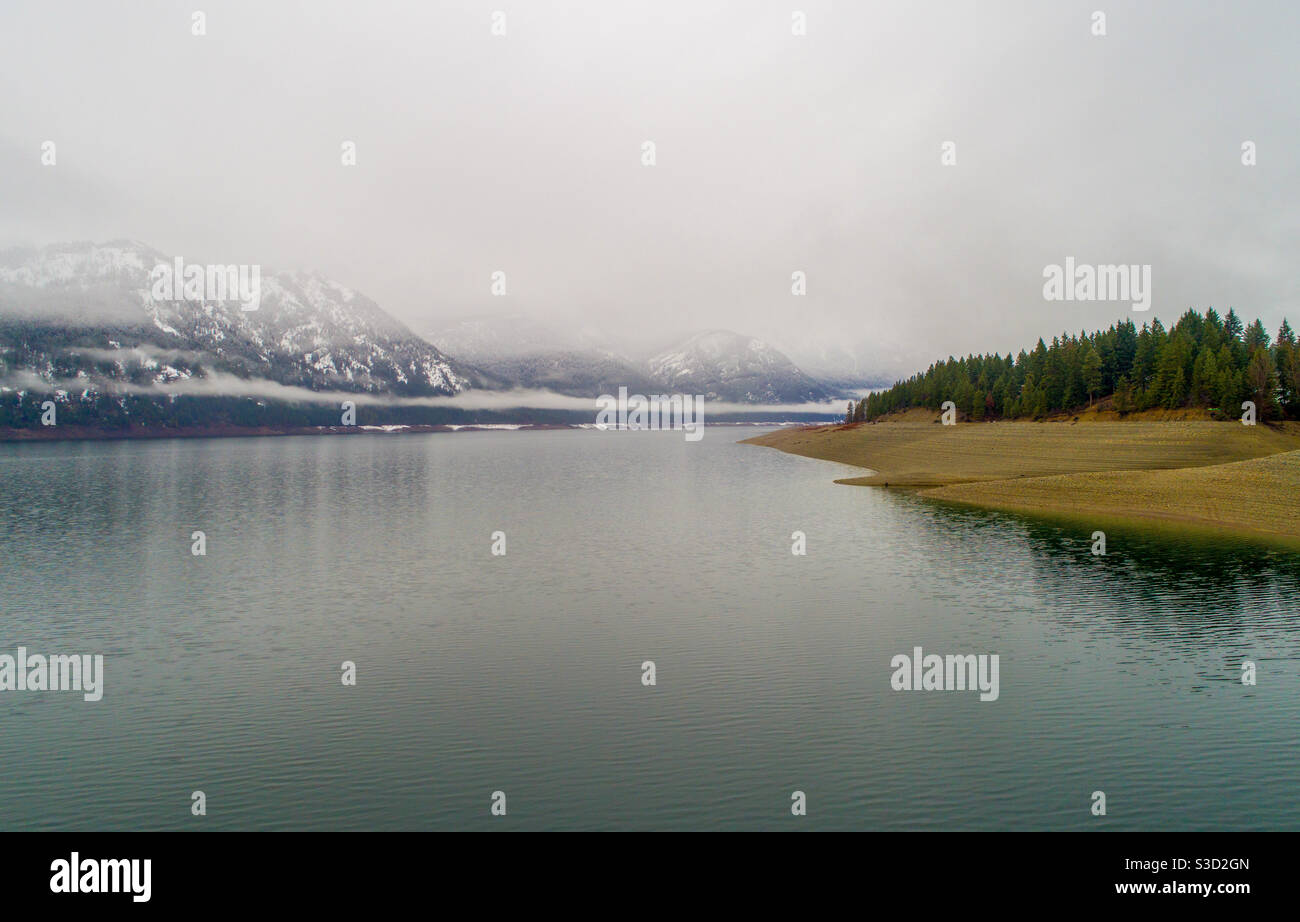 CLE Elum Lake im Bundesstaat Washington Stockfoto