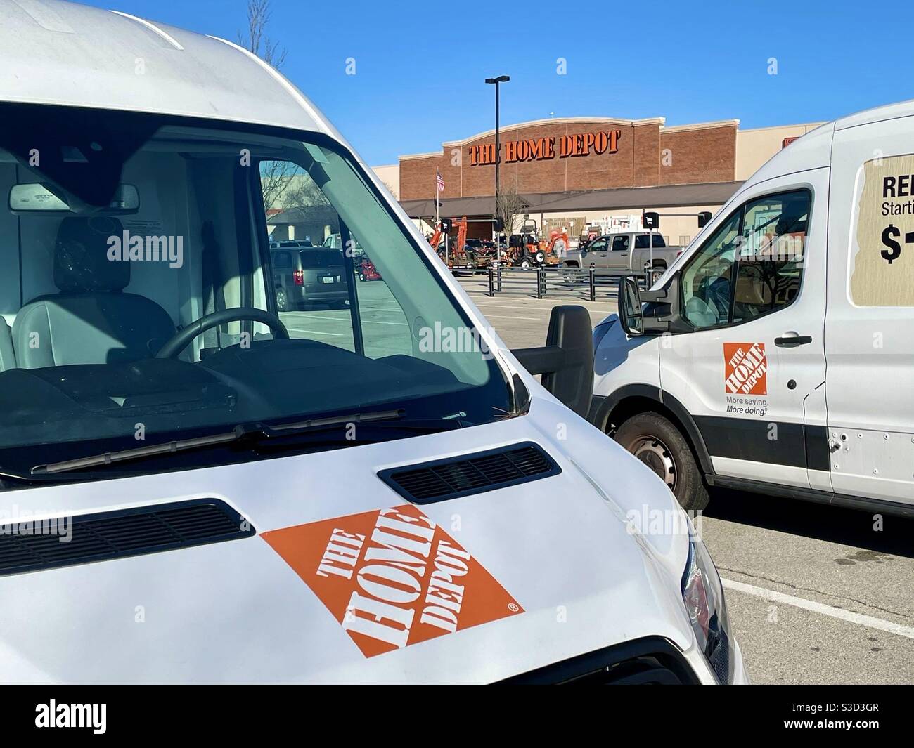 Das Home Depot Geschäft in Metro Atlanta, Georgia. (USA) Stockfoto