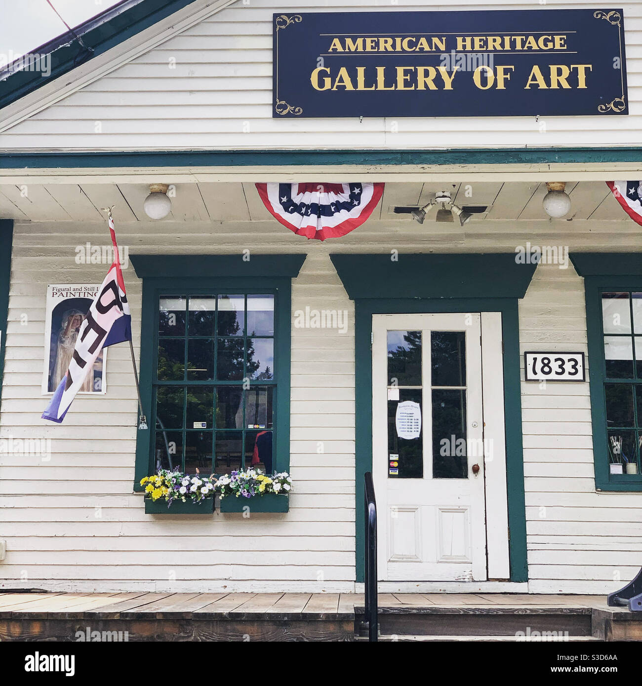 American Heritage Gallery of Art, Bath, Grafton County, New Hampshire, USA Stockfoto