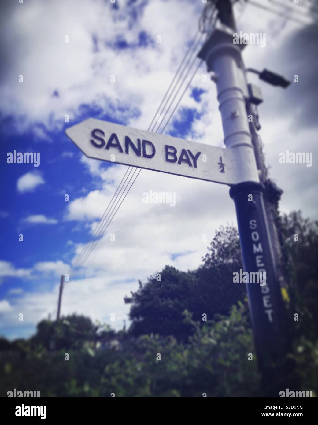 Sand Bay Stockfoto