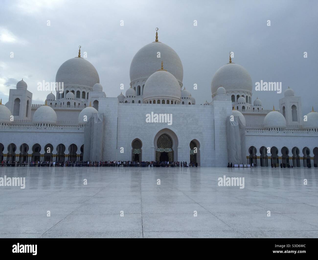 Vereinigte arabische emirate scheich Zayed große Moschee Stockfoto