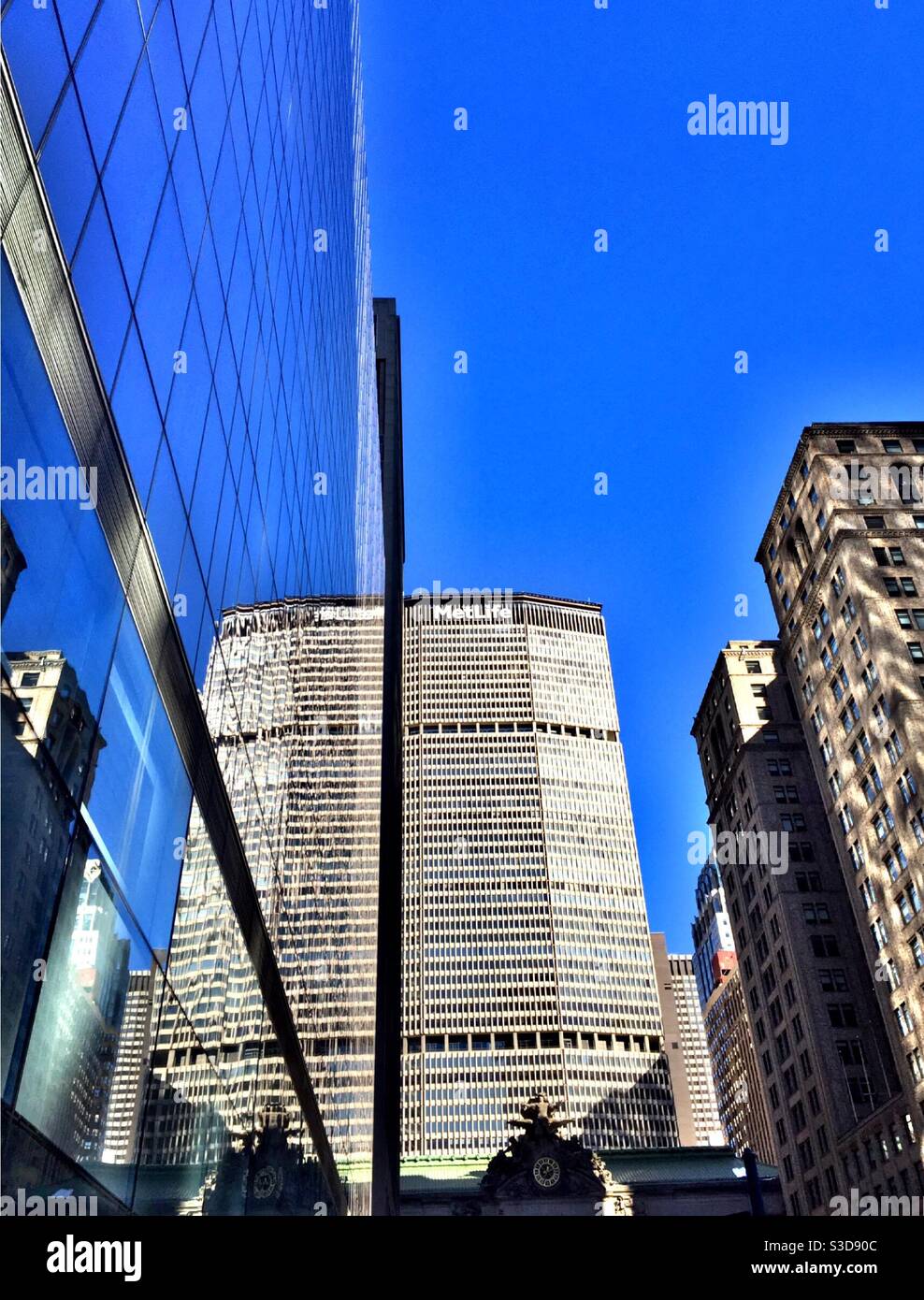 Das MetLife-Gebäude in Midtown Manhattan ist keine ikonische Struktur, NYC, USA Stockfoto