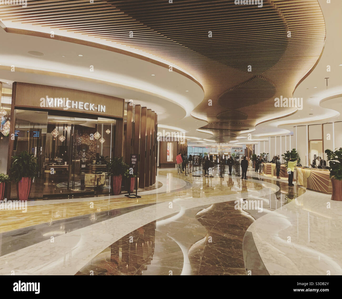 Lobby, Hard Rock Hotel & Casino, Atlantic City, New Jersey, Usa - Smartphone-aufgenommenes Stockfoto