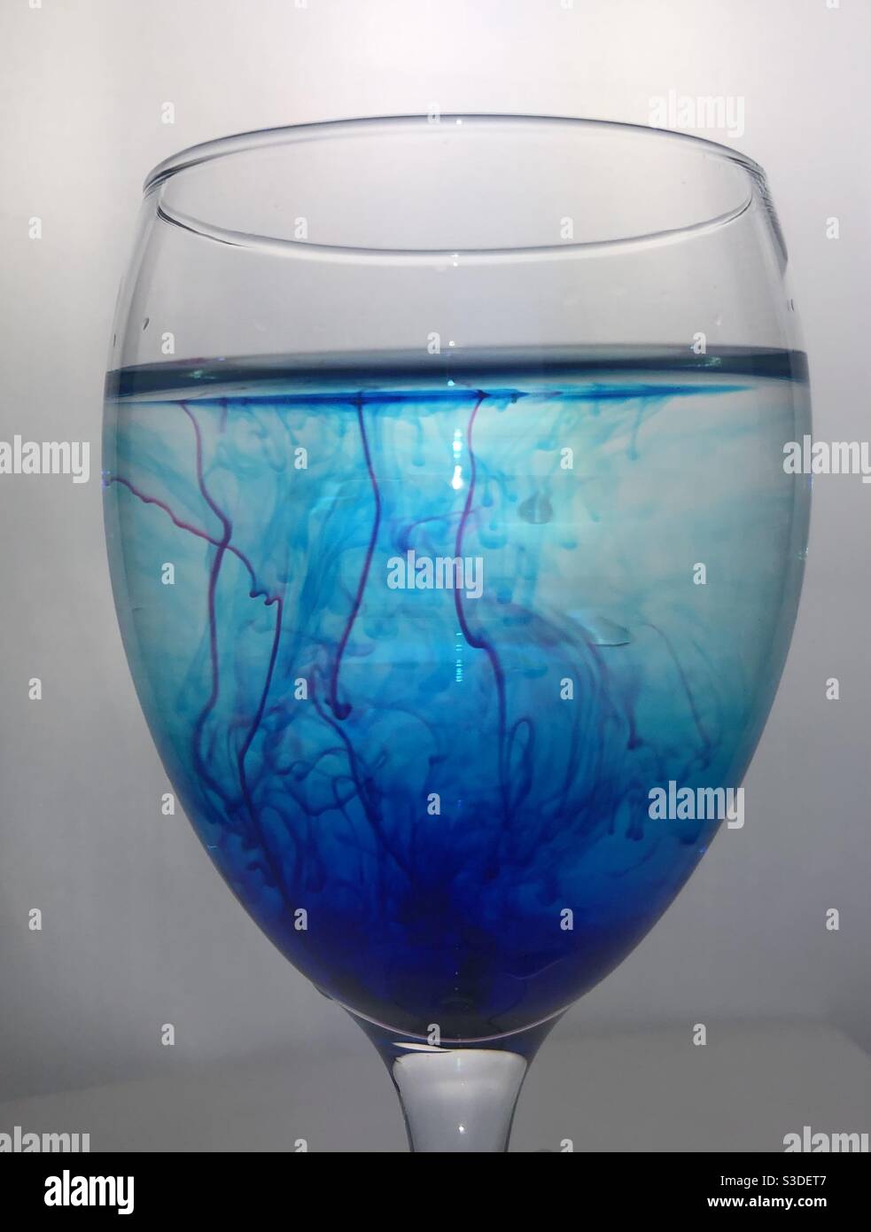 Weinglas abstrakt Stockfoto