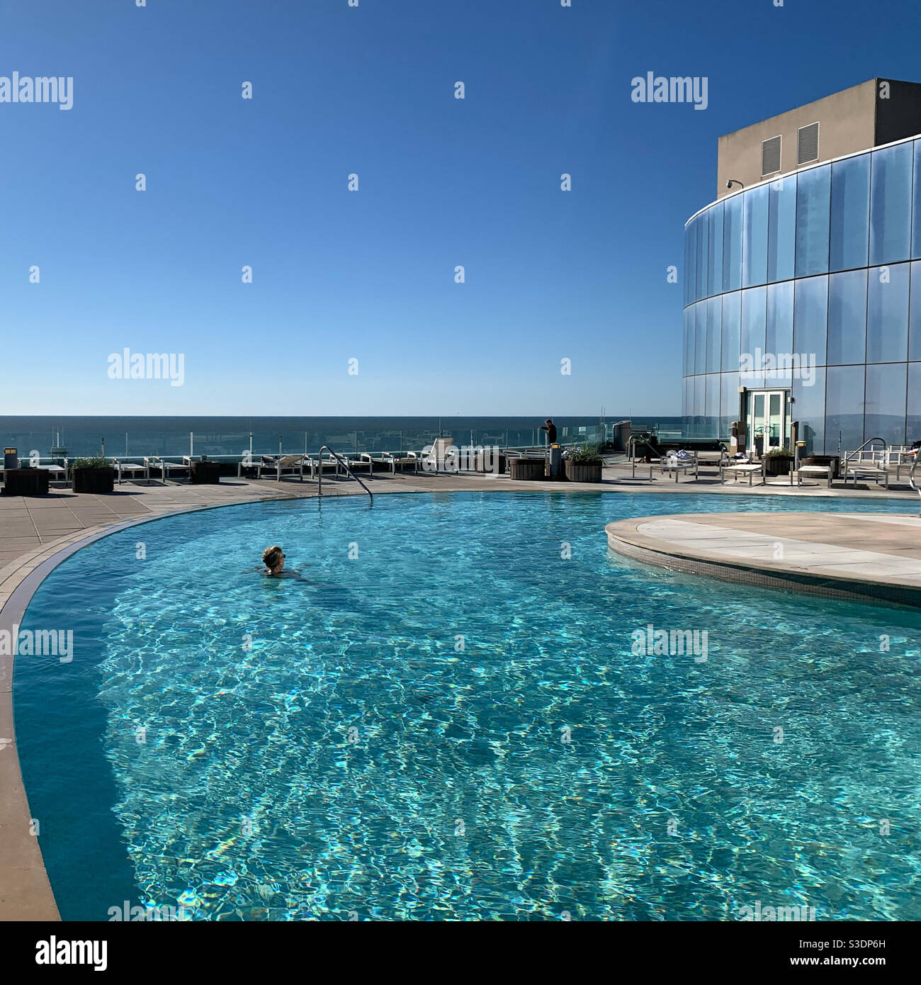 Oktober 2020. Eclipse Pool, Ocean Casino Resort, Atlantic City, New Jersey, USA - Smartphone-aufgenommenes Stockfoto