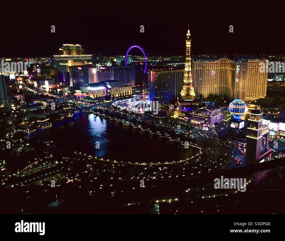 Vegas Nights Stockfoto