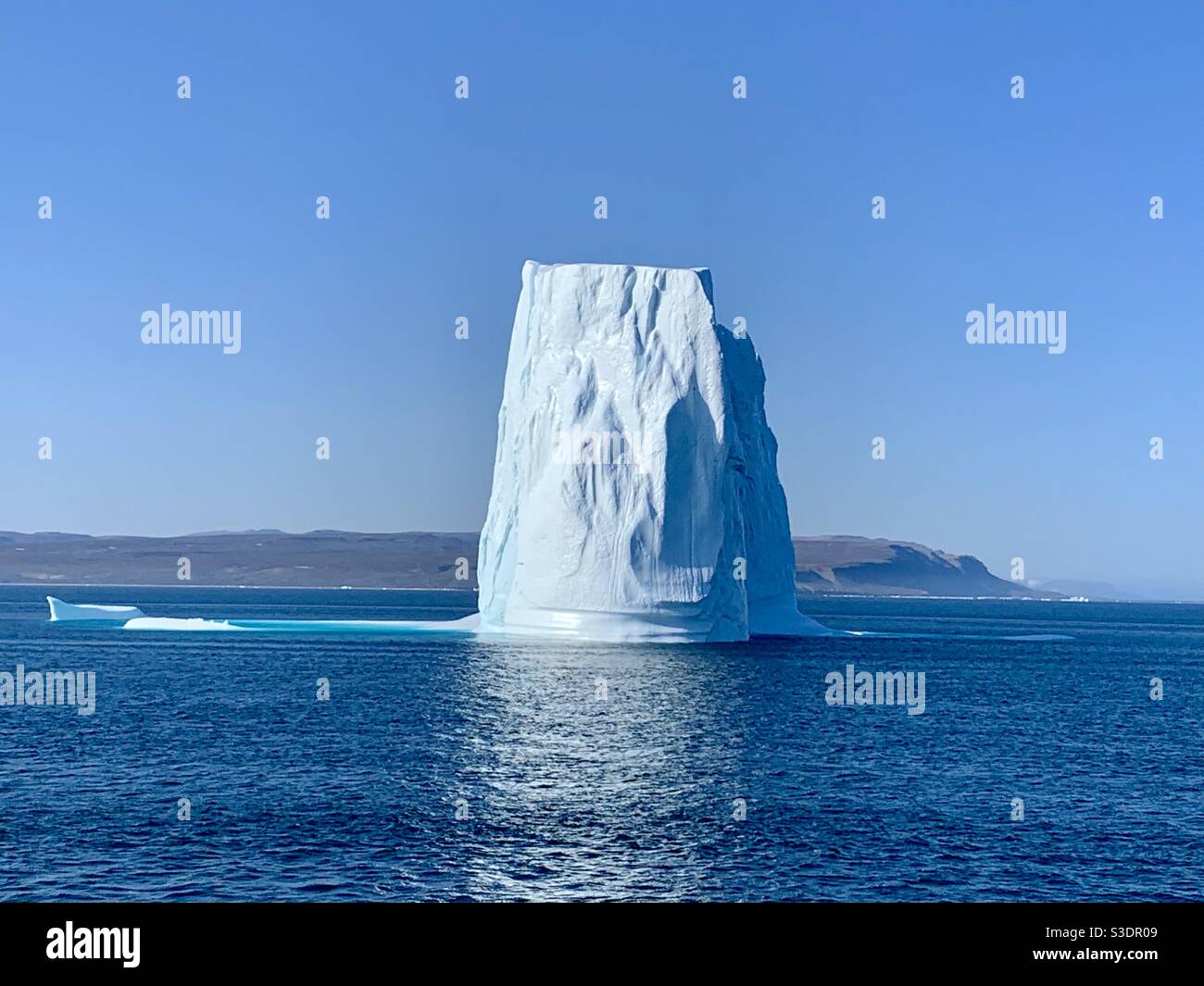 Eisberg in Scoresby Sund, Grönland Stockfoto