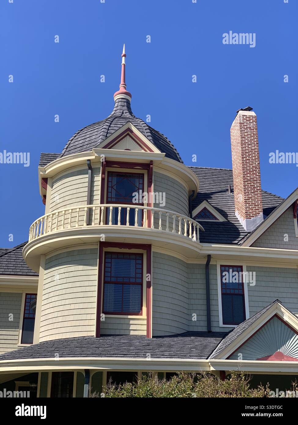 Detail, Williams Cottage Inn, Beach Haven, New Jersey, Usa Stockfoto
