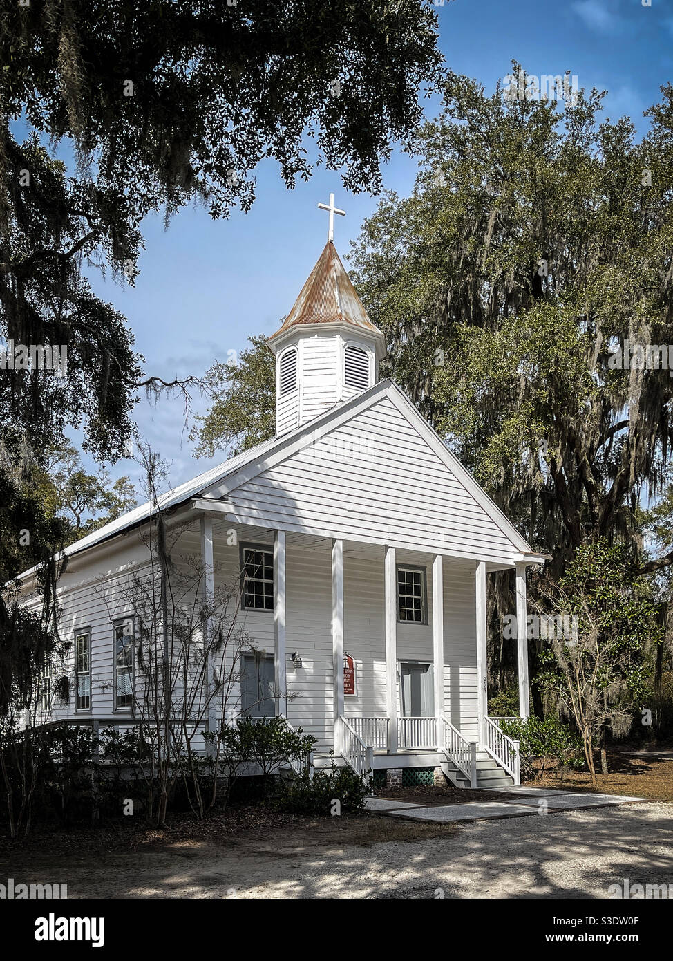 First Union African Baptist Church, Daufuskie Island, South Carolina Stockfoto