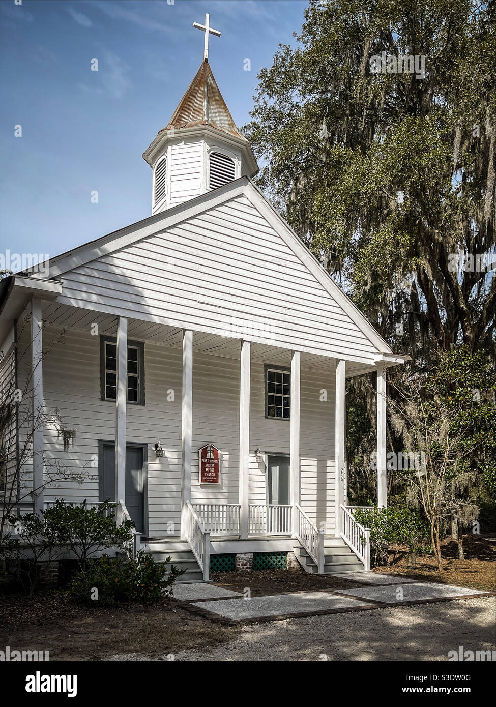 First Union African Baptist Church, Daufuskie Island, South Carolina Stockfoto