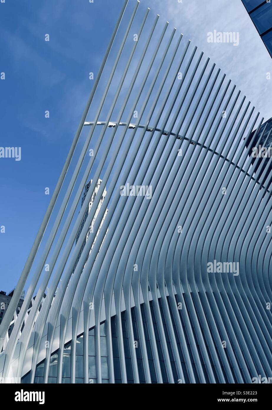 The Occulus im World Trade Center NewYork Stockfoto