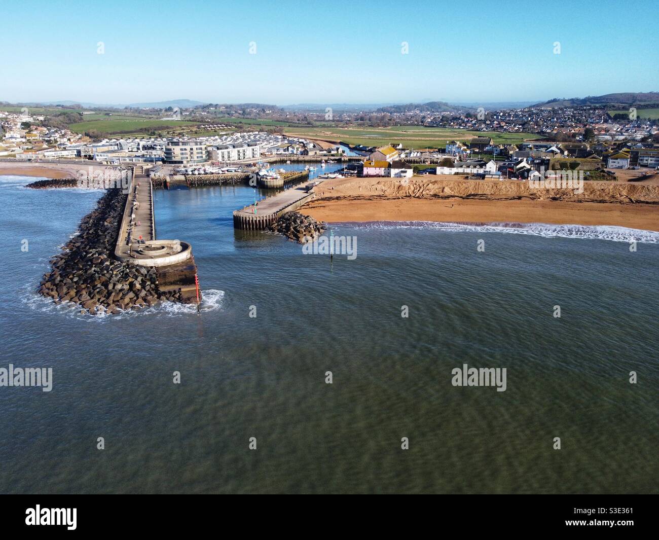 Hafen in West Bay, Dorset, großbritannien Stockfoto