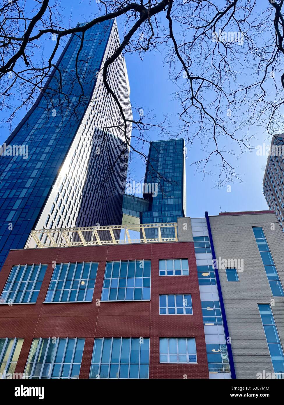 American Copper Building NYC - Smartphone-aufgenommenes Stockfoto