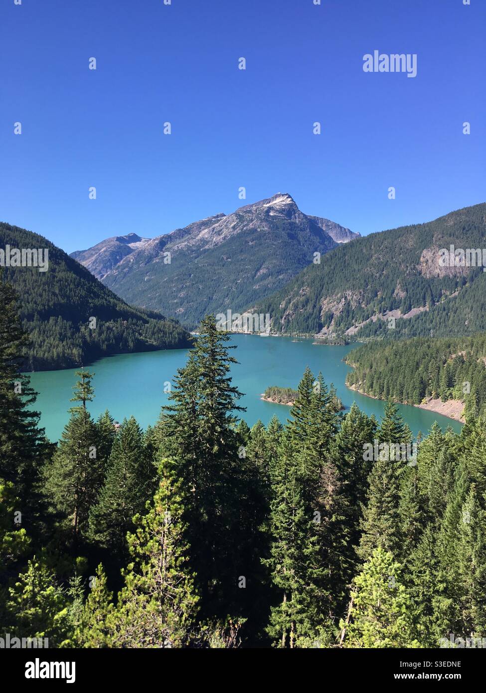 Diablo Lake North Cascades National Park Washington Stockfoto