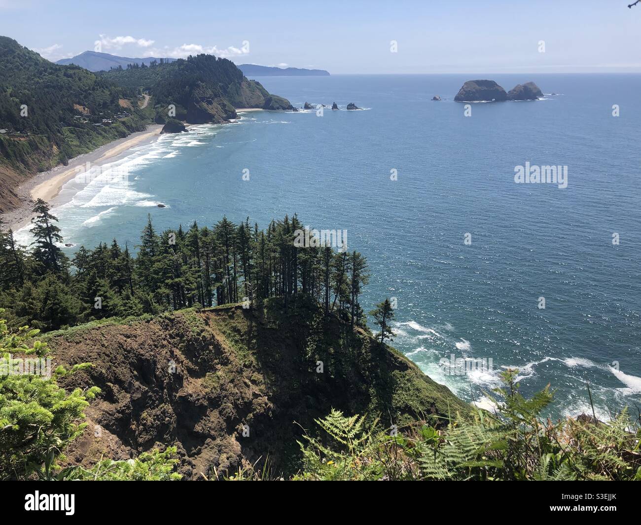 Küste von Oregon Stockfoto