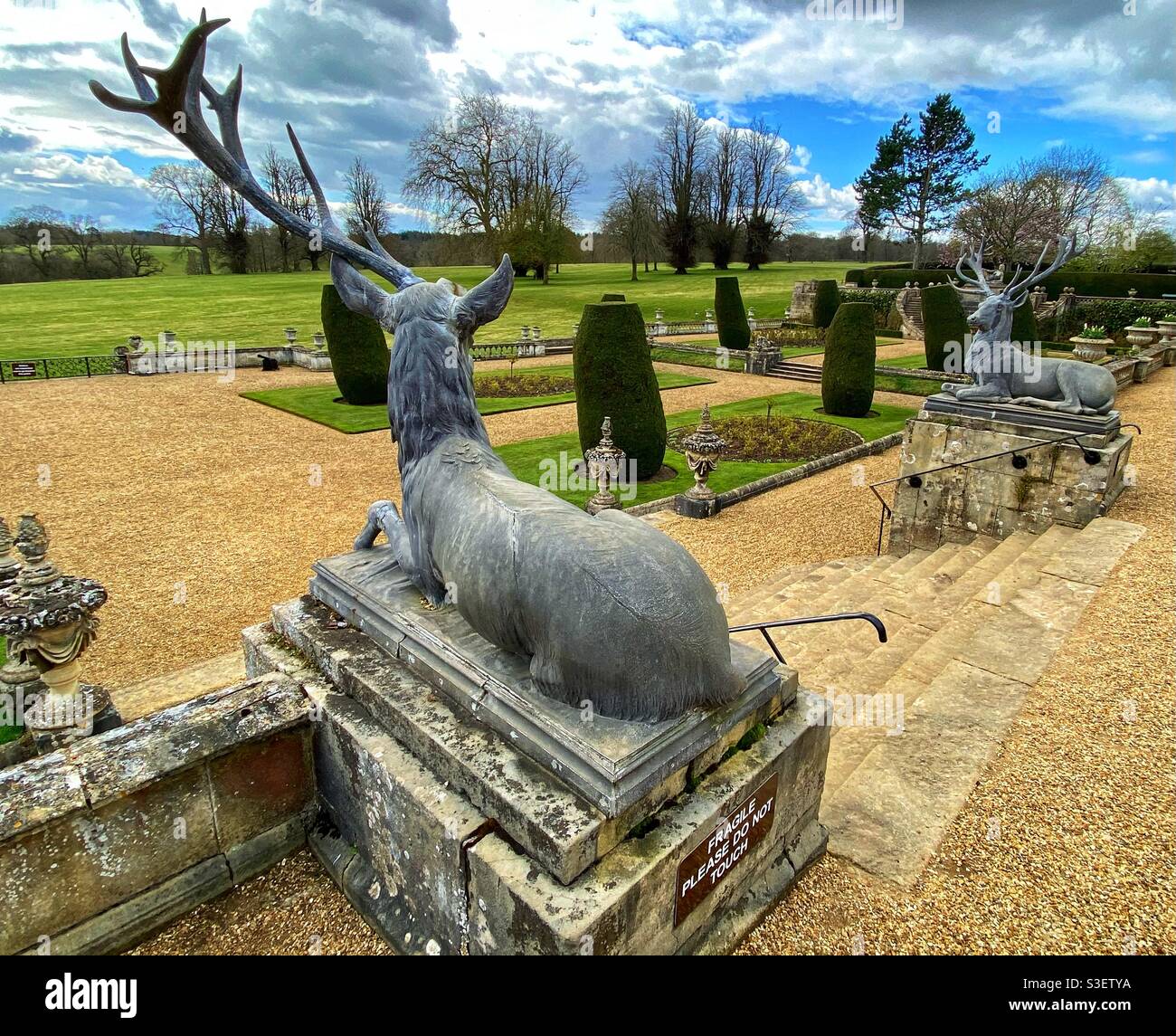 Bowood House und Gärten Stockfoto