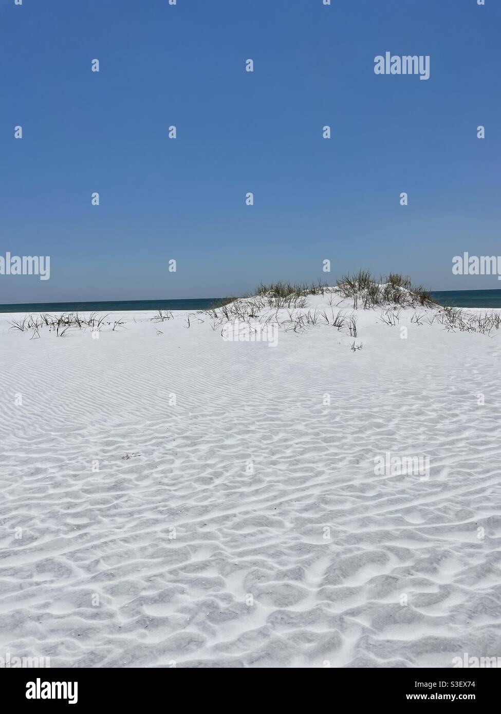 Fort Walton Beach Florida weißer Sandstrand Stockfoto