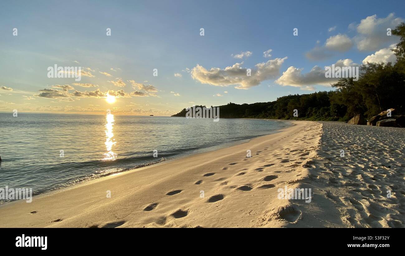 Seychellen - per iphone 11 Stockfoto