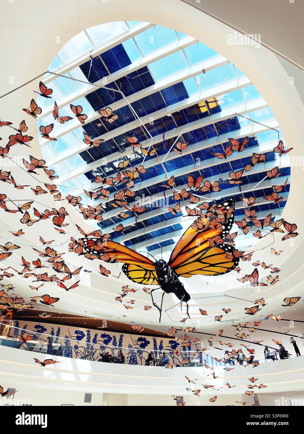 Kaleidoscope, eine Kunstinstallation in der Mall of America. Stockfoto