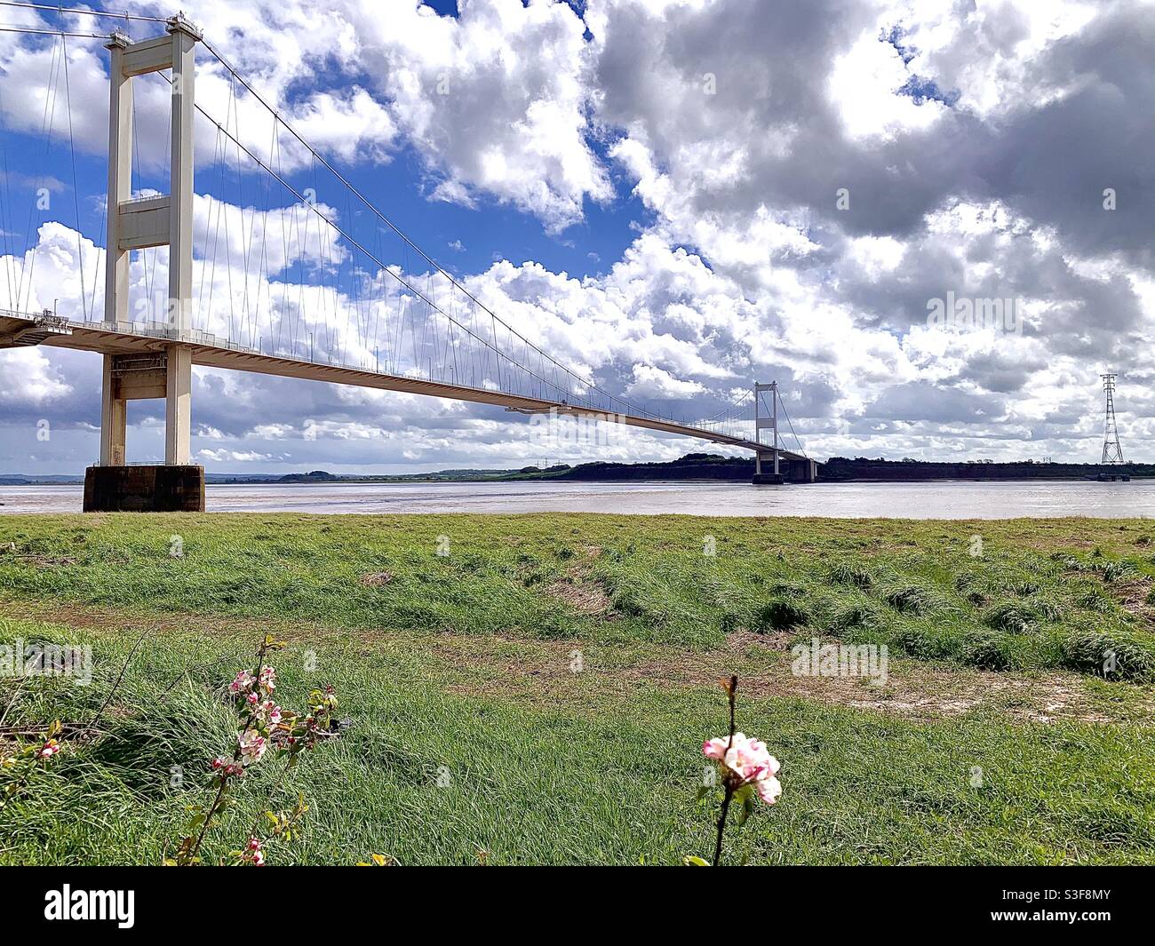 Severn Brücke Stockfoto