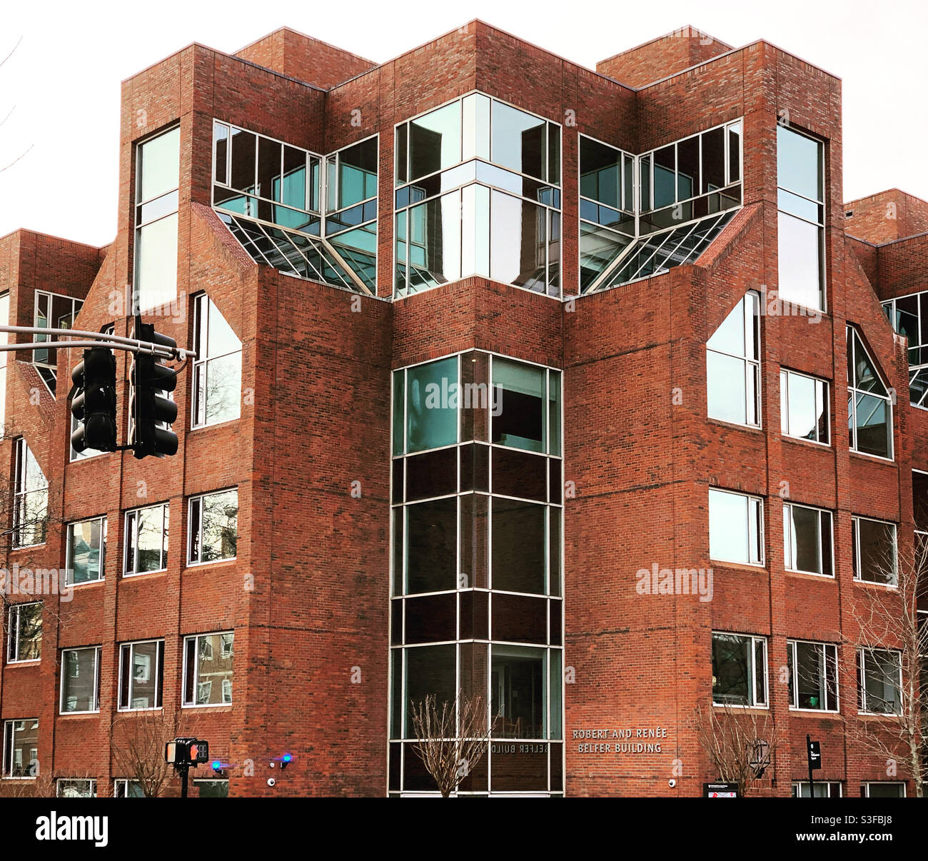 Detail, John F Kennedy School of Government, Harvard University, Cambridge, Massachusetts, USA Stockfoto