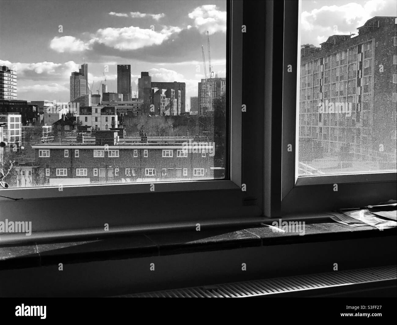 Blick auf die City of London Stockfoto