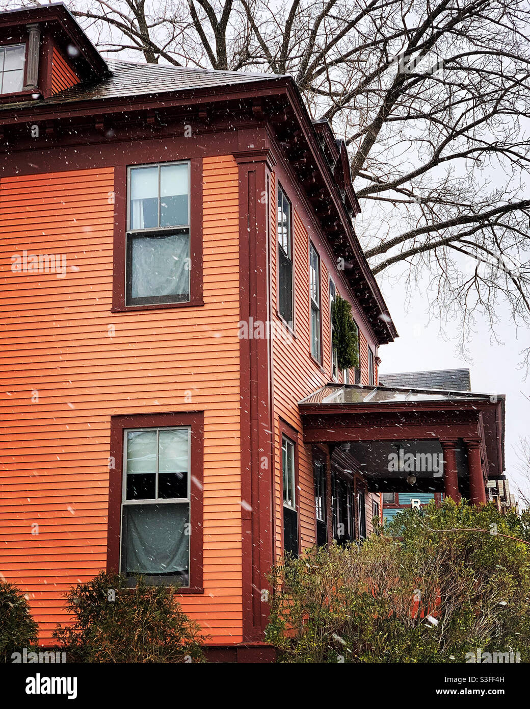 Januar 2021, The Porches Inn at MASS MoCA , North Adams, Bekshire County, Massachusetts, USA Stockfoto