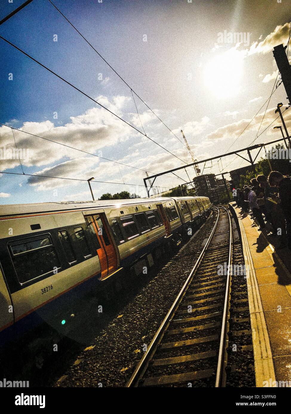 London Overground Station Stockfoto