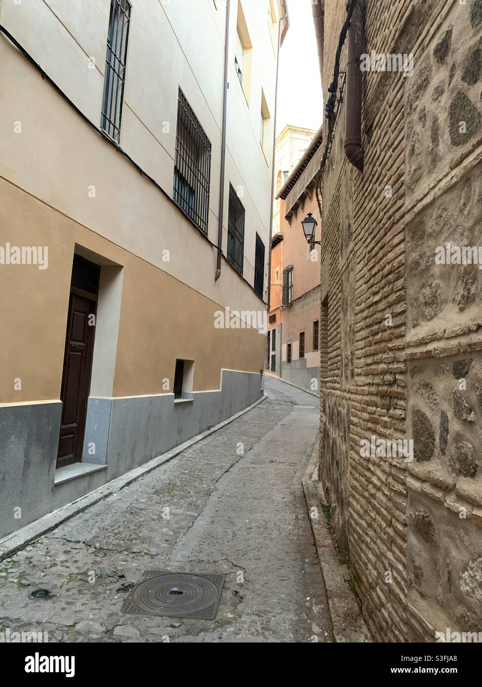 Straße von Toledo Spanien schmal Stockfoto