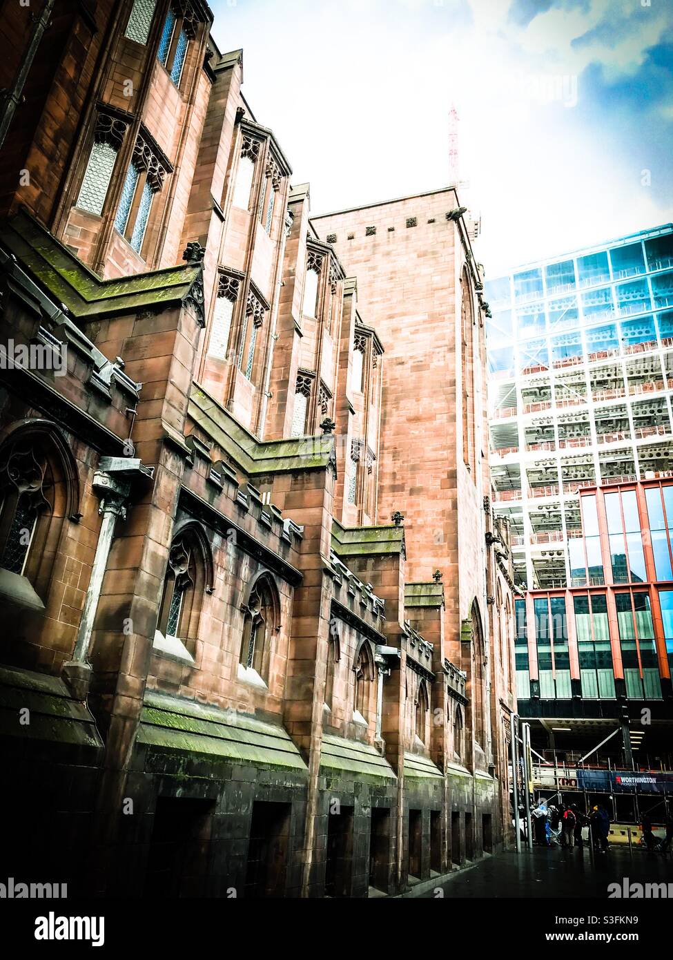 John Rylands Bibliothek, Manchester Stockfoto