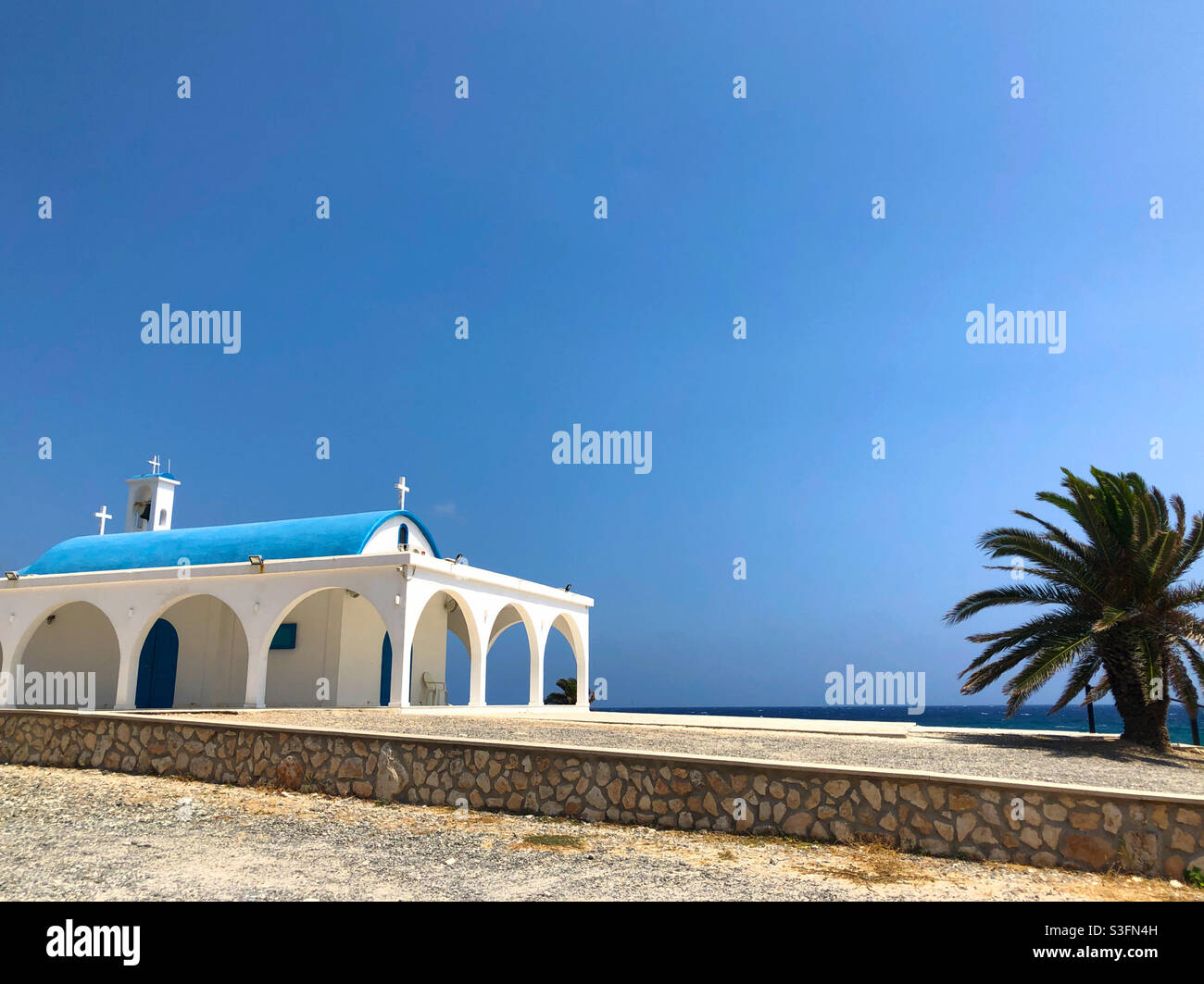 Ayia-Thekla-Kapelle, Griechische Orhodox-Kirche, Ayia Napa, Zypern Stockfoto