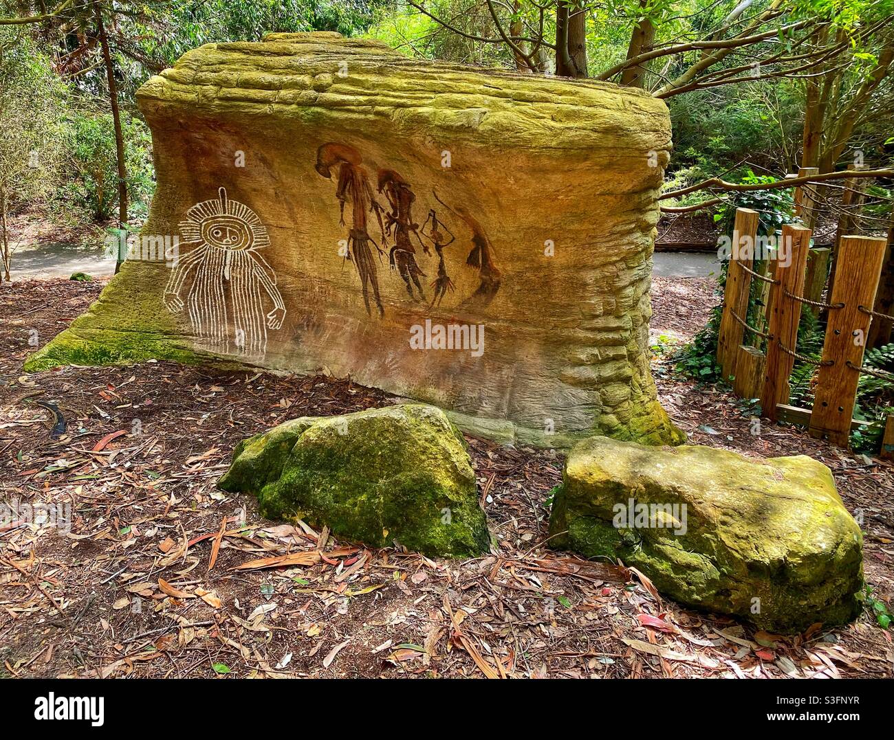 Botanische Gärten von Ventnor Stockfoto