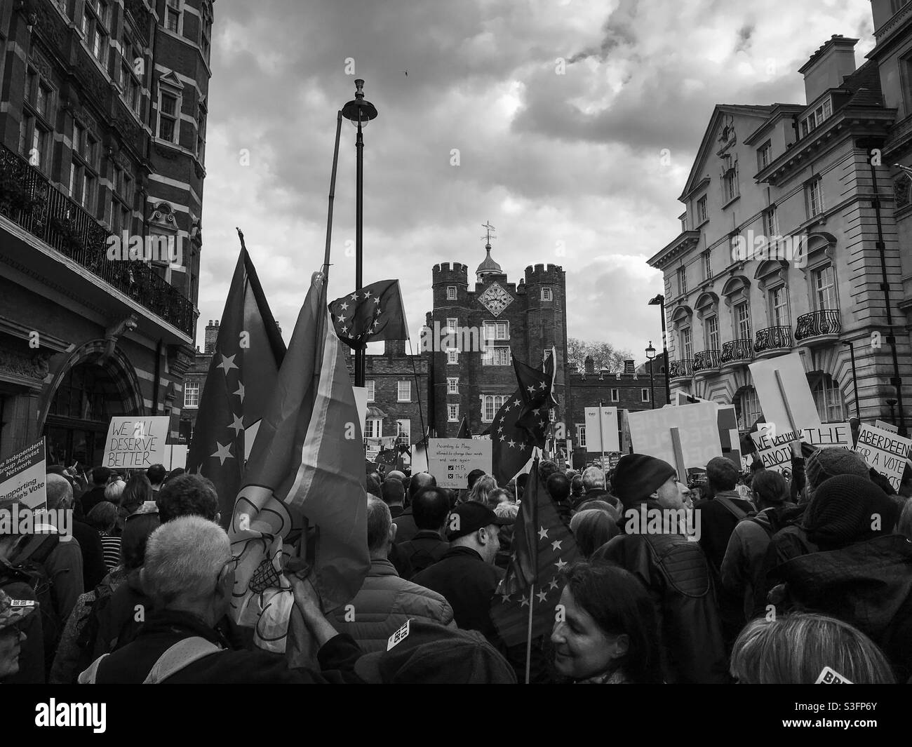 Brexit März, London, 2019 Stockfoto