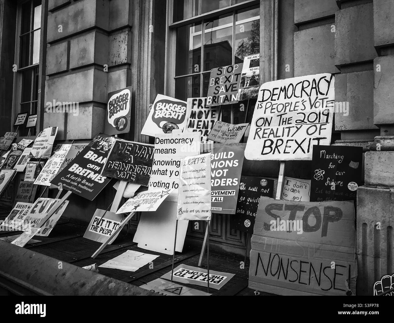 Brexit März, London, 2019 Stockfoto
