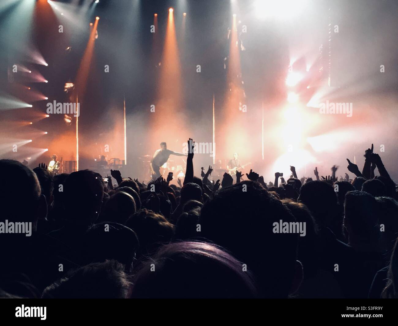 Live-Musik, Live-Konzert vor der Pandemie Stockfoto