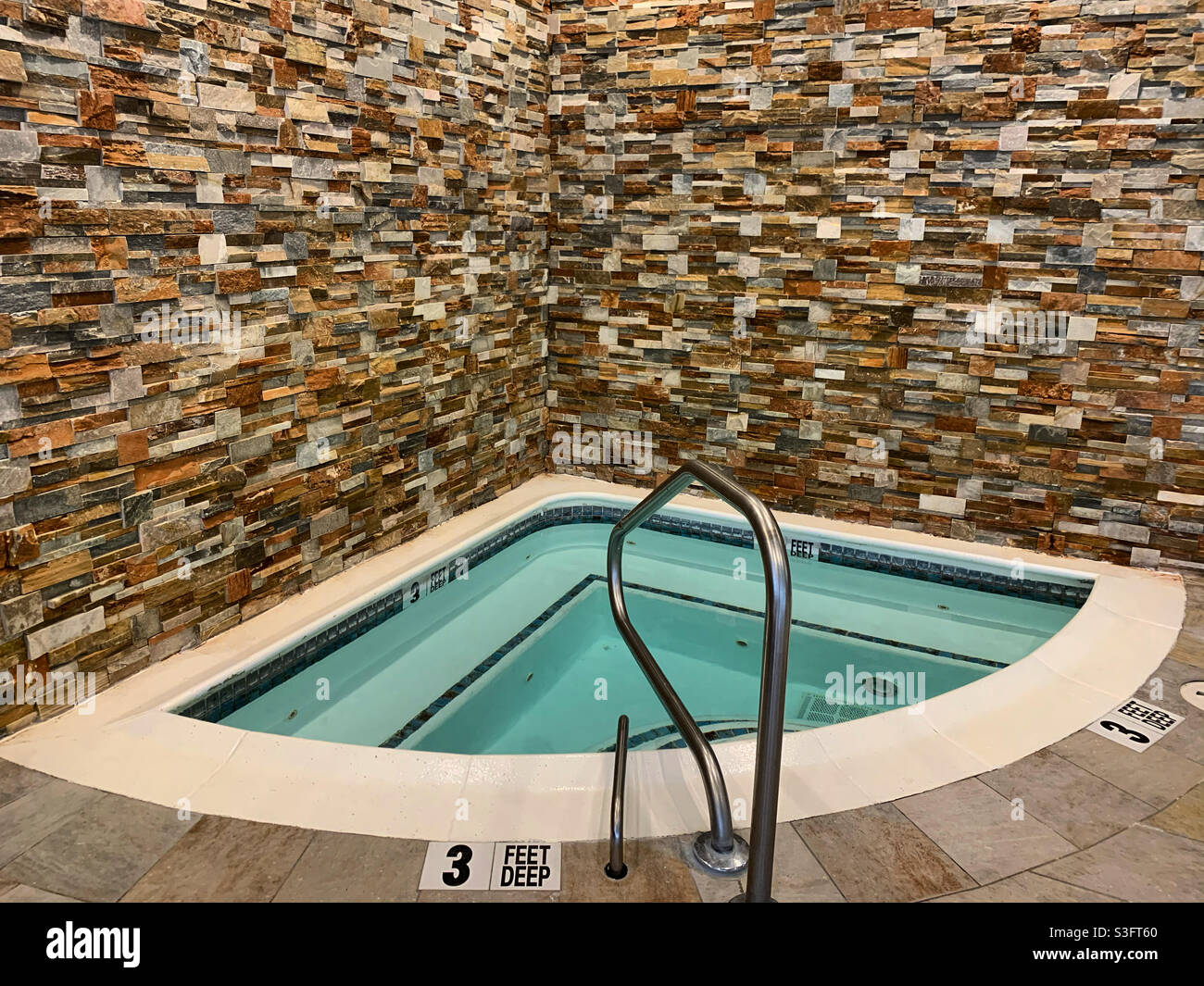 Wannen-Whirlpool, Hyatt House Hartford North/Windsor, Windsor, Connecticut, USA Stockfoto