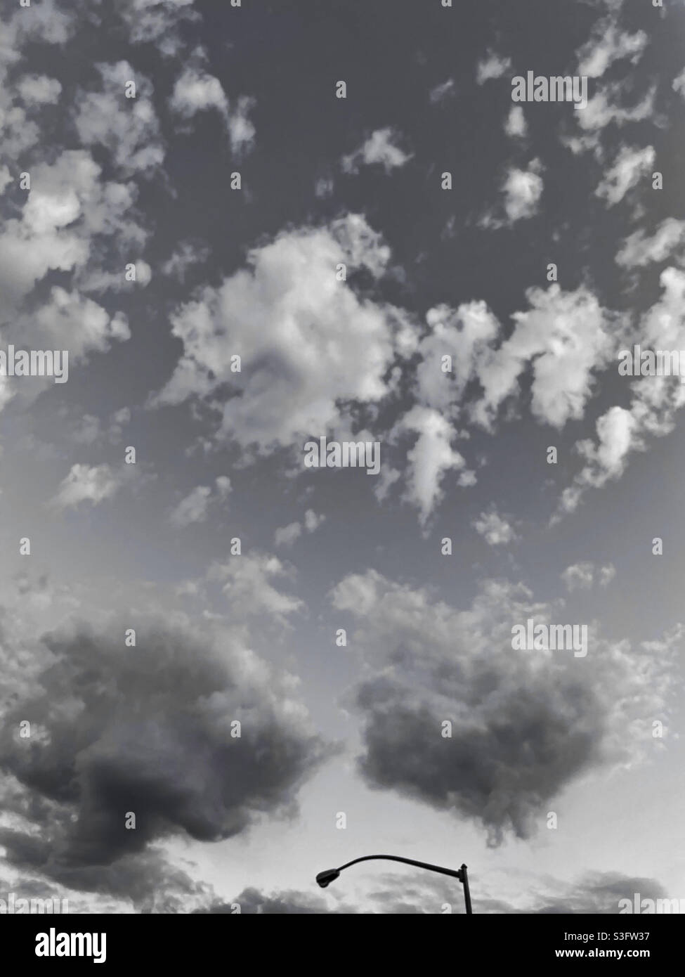 Schöne Wolken Stockfoto