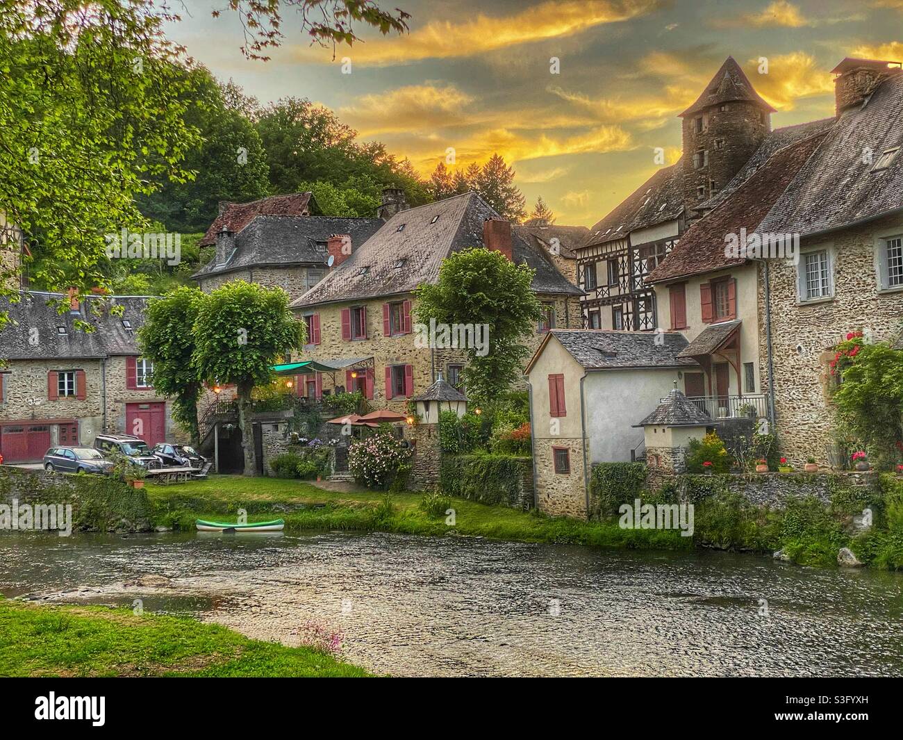 Segur-Le-Chateau, Frankreich Stockfoto
