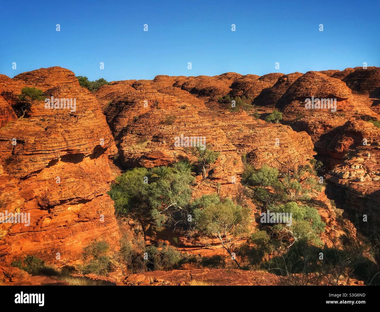 Landschaft am Kings Canyon, Watarrka National Park, Northern Territory, Australien Stockfoto