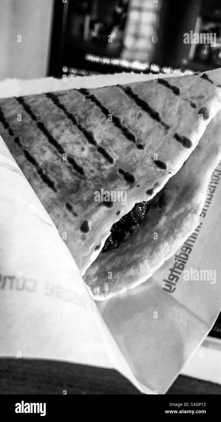 Shawarma Wrap Stockfoto
