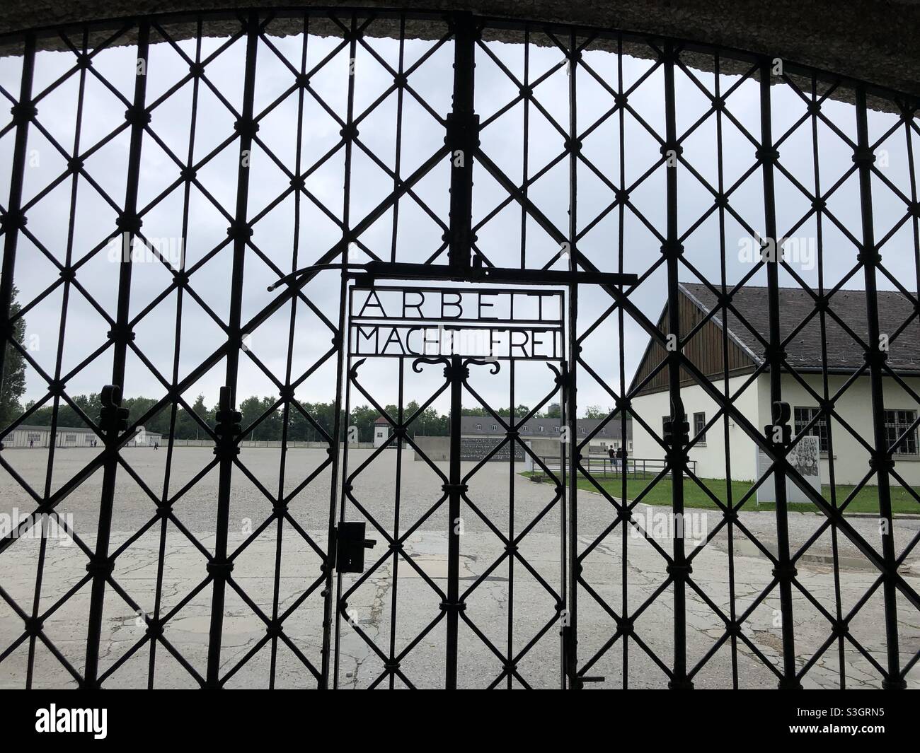 Gedenkstätte Konzentrationslager Dachau, 2. Weltkrieg Stockfoto