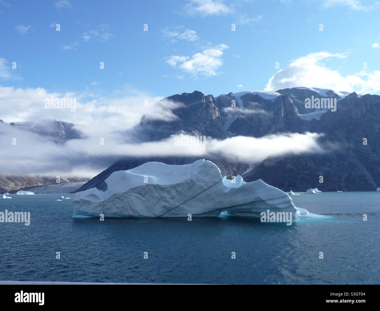 Polare Gewässer Stockfoto