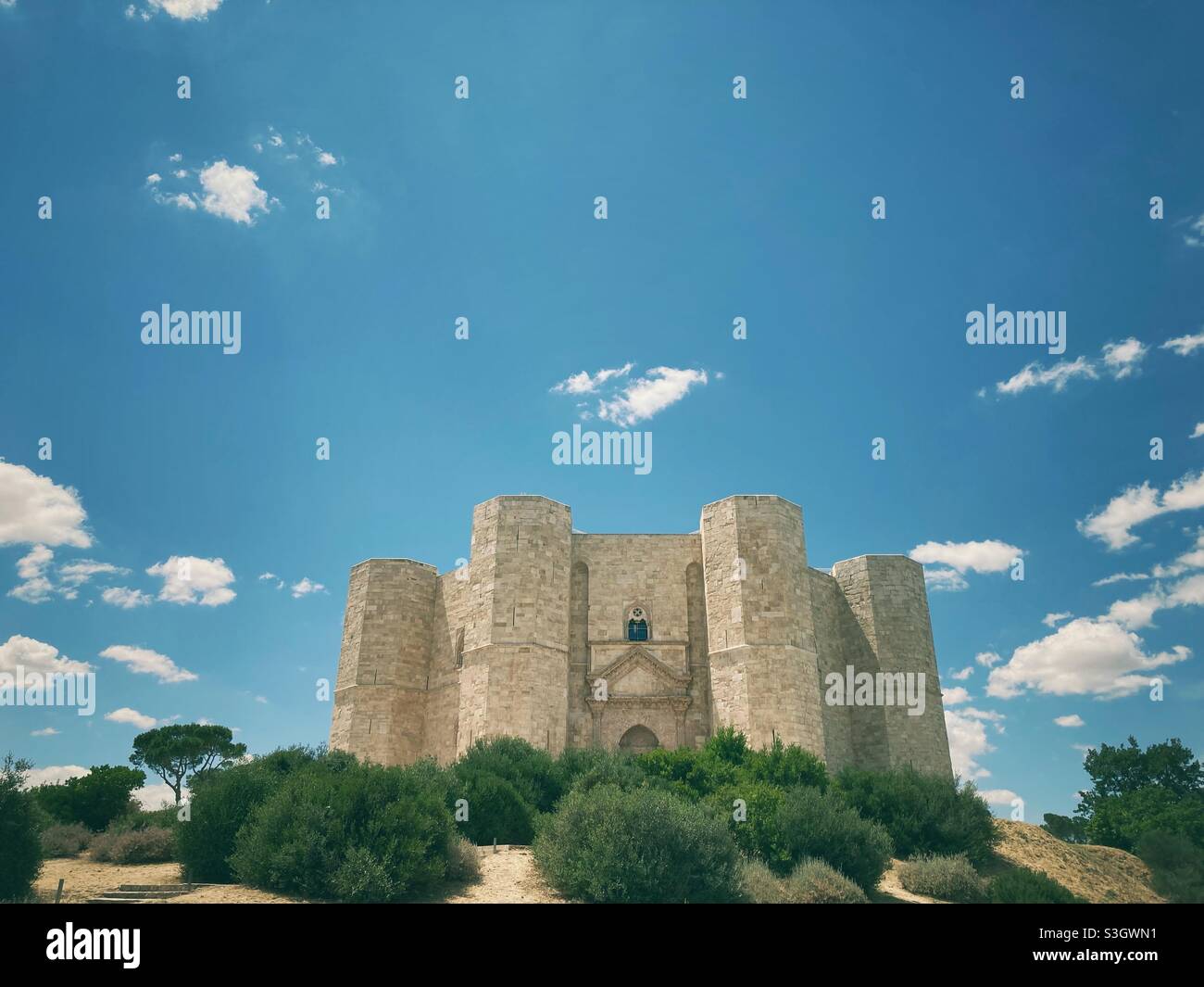 Castel Del Monte, Apulien, Italien Stockfoto