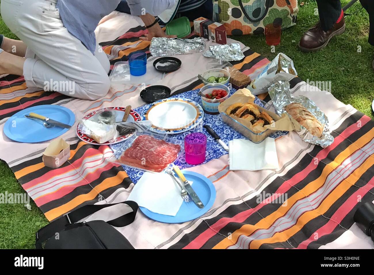 Sommerpicknick Stockfoto