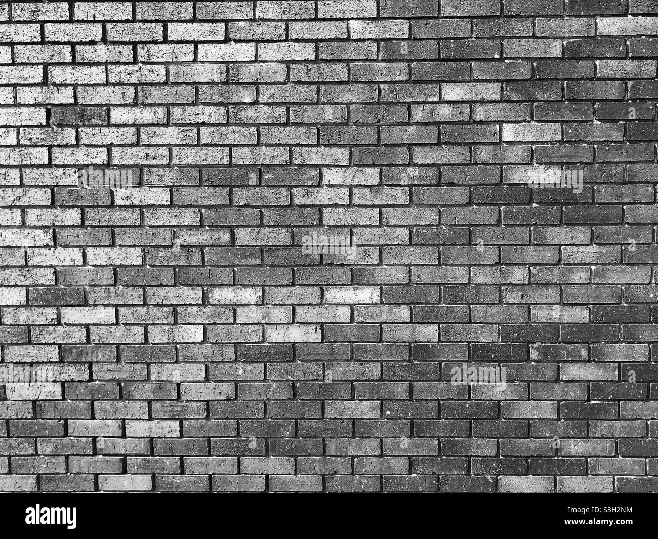 Schwarz / weiß-Mauer Stockfoto