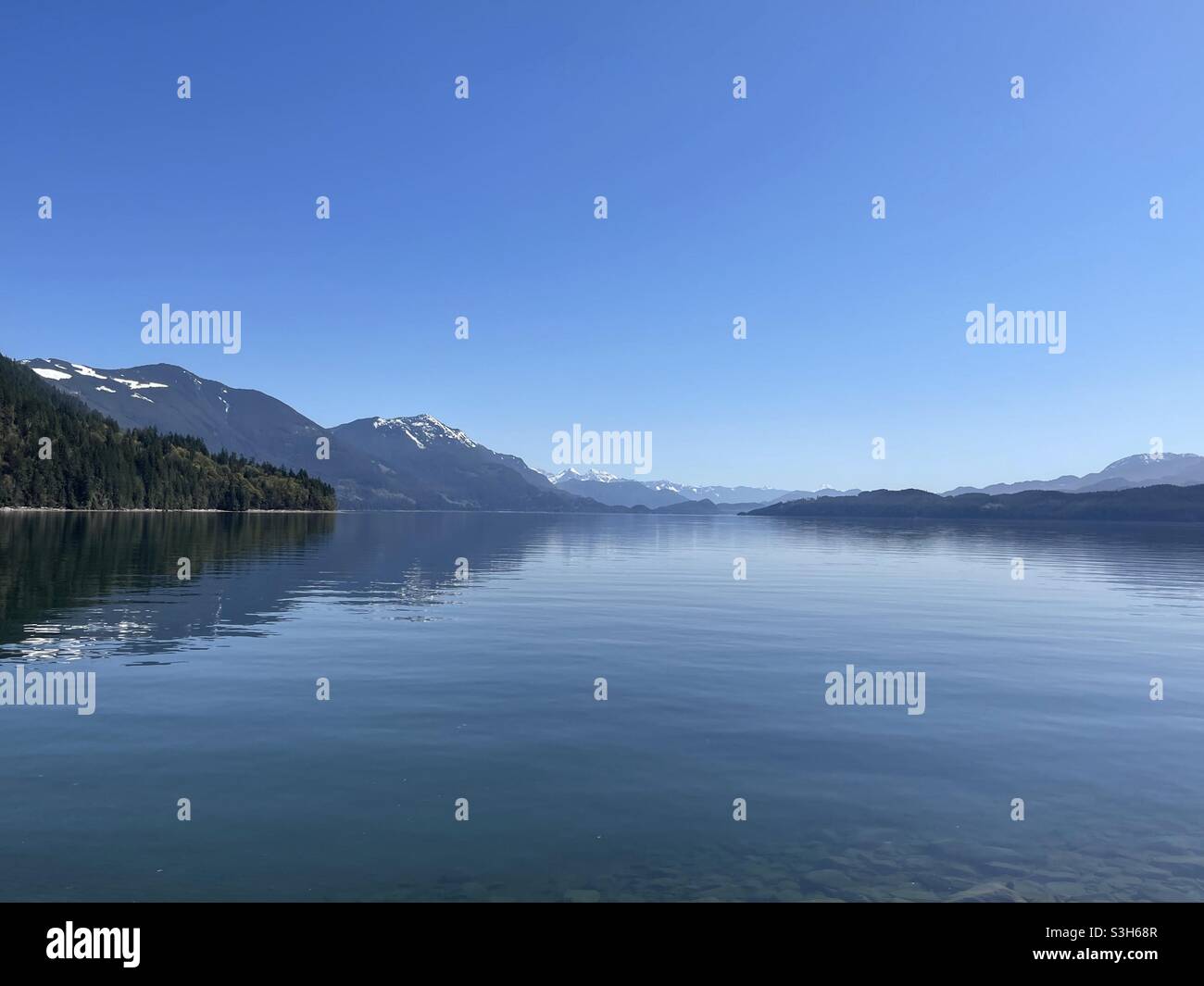 Harrison Lake Stockfoto